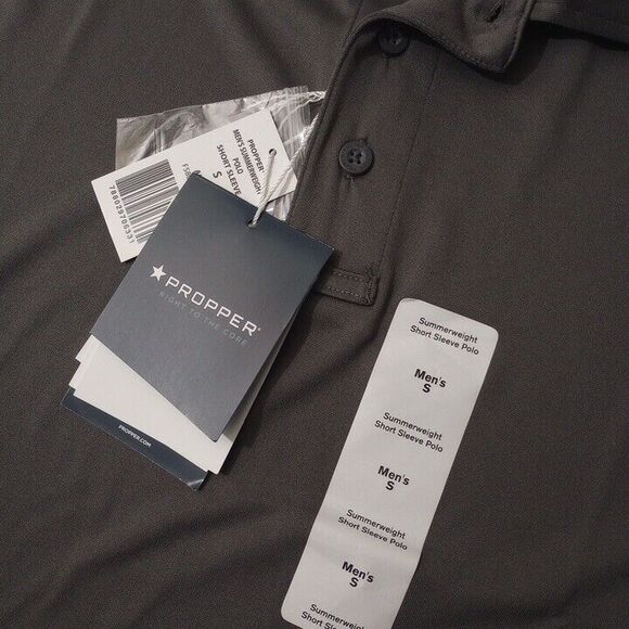 Propper Men's Small Polo Shirt New With Tags Summerweight Short Sleeve‎ - Picture 4 of 7